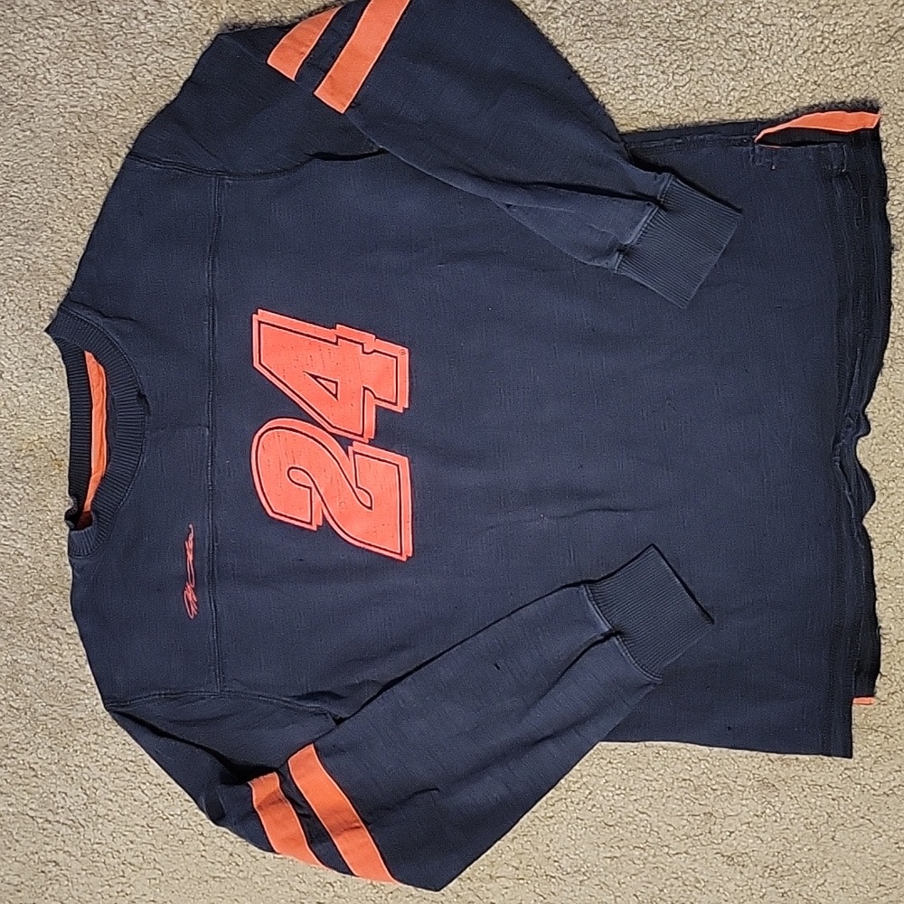 Vintage Jeff Gordon 24 Rugby Style Longsleeve Distressed NASCAR Shirt Medium